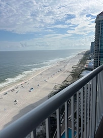 View from the balcony on the 16th floor