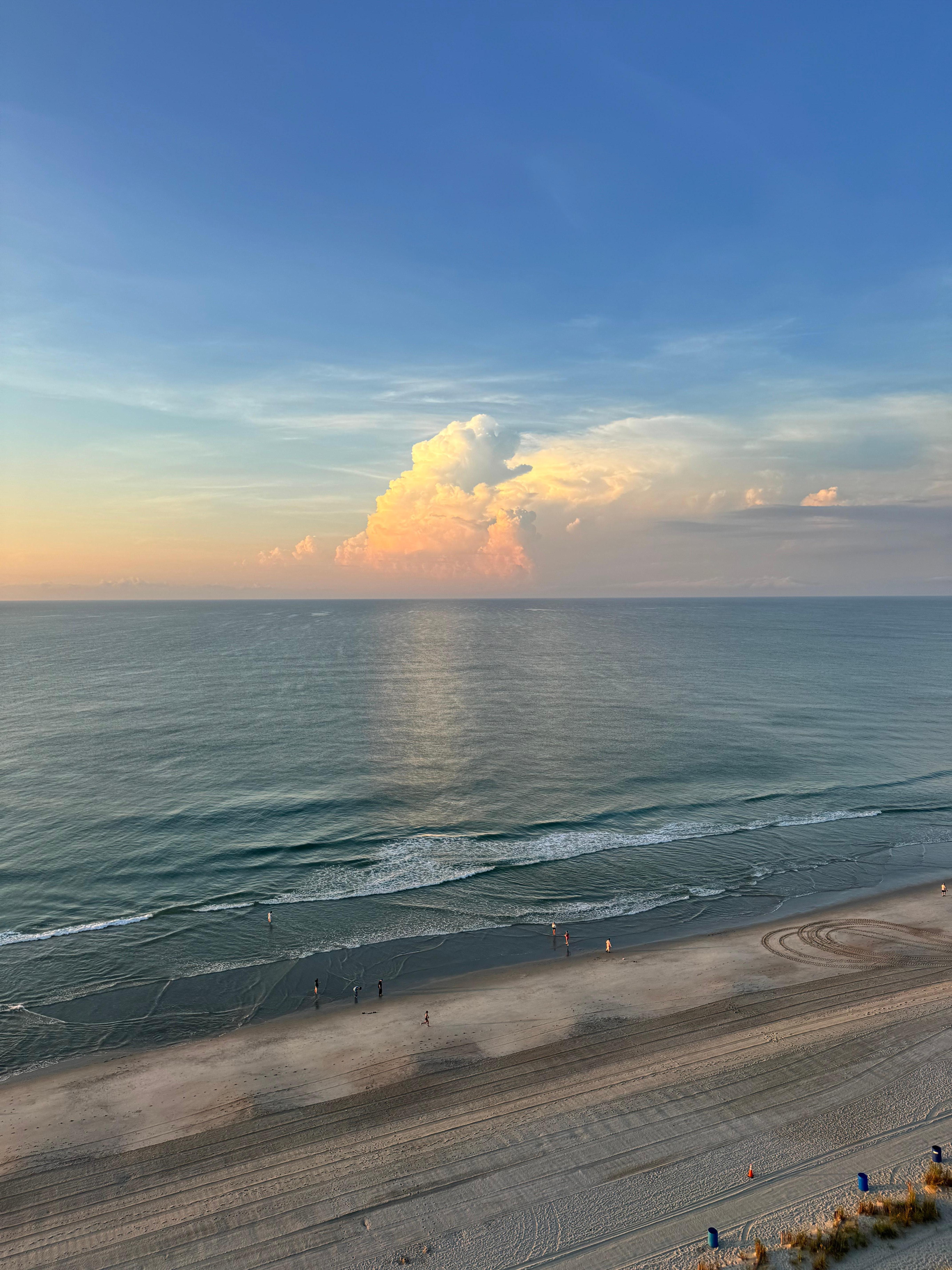 Morning view from balcony 