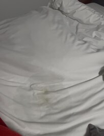 Bed was wet through