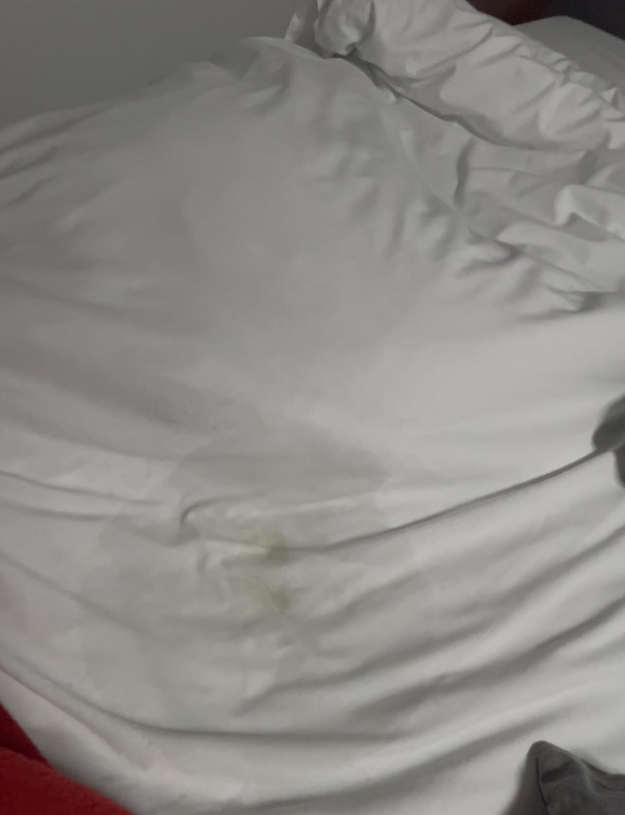 Bed was wet through