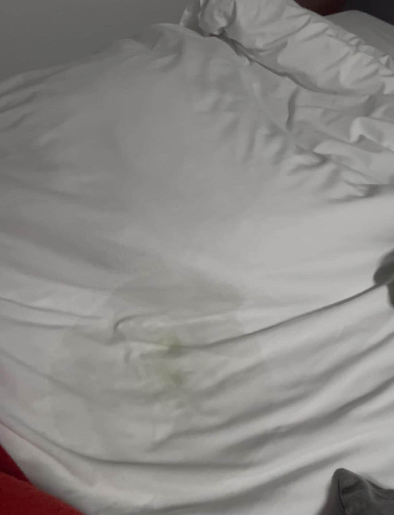 Bed was wet through