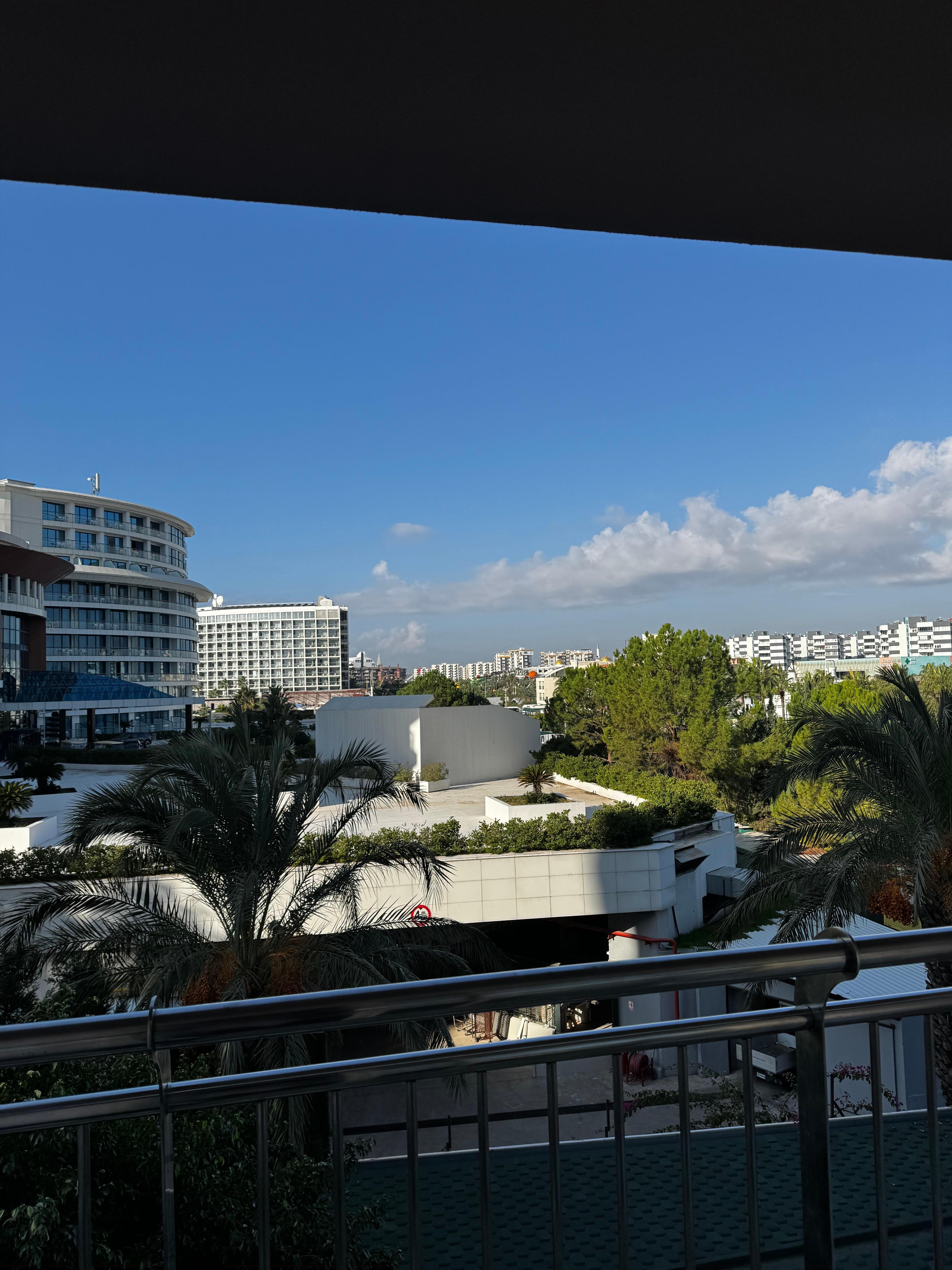 Aussicht aus Fenster in Zimmer 