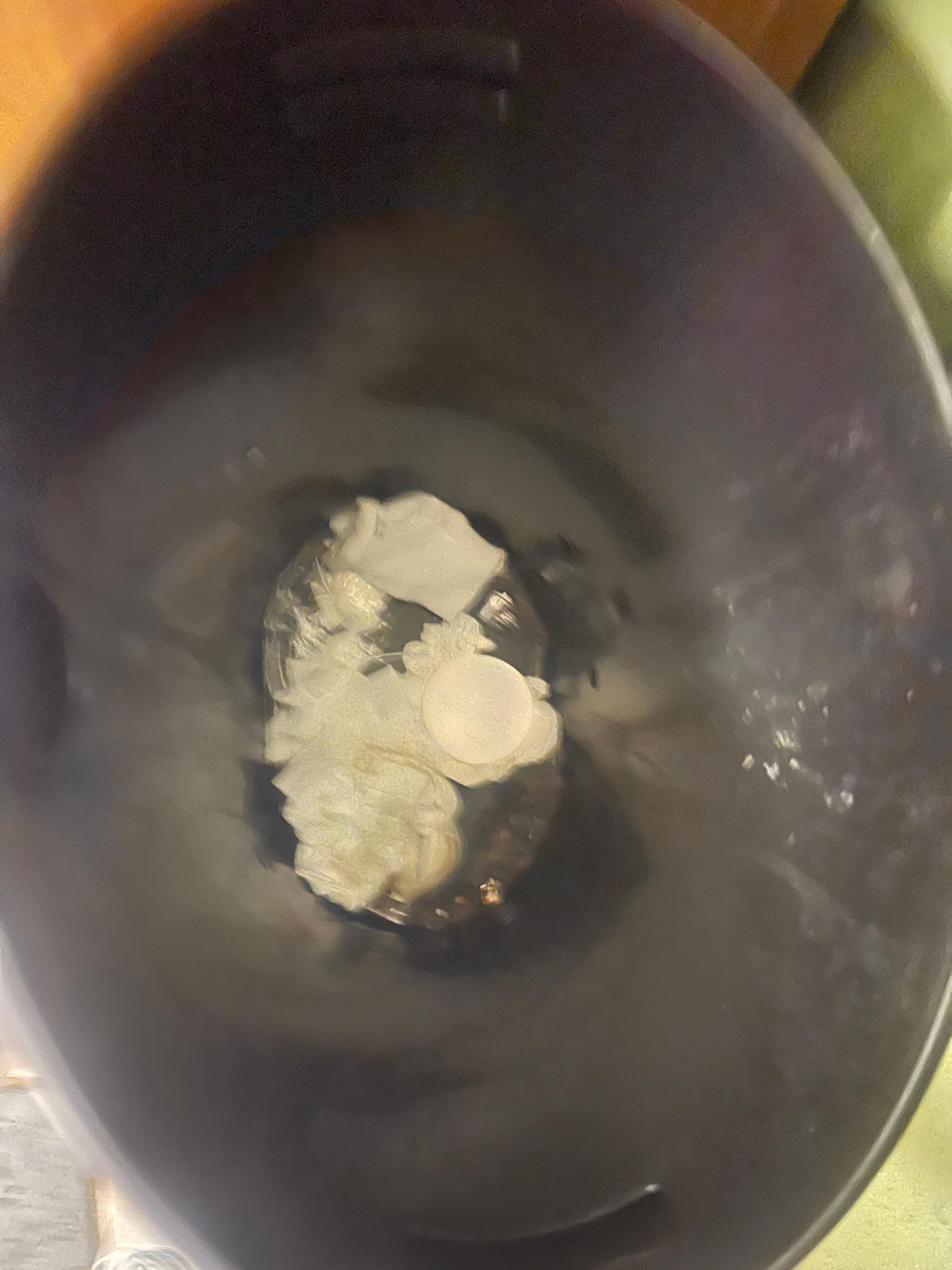 trash left in the can