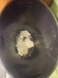 trash left in the can