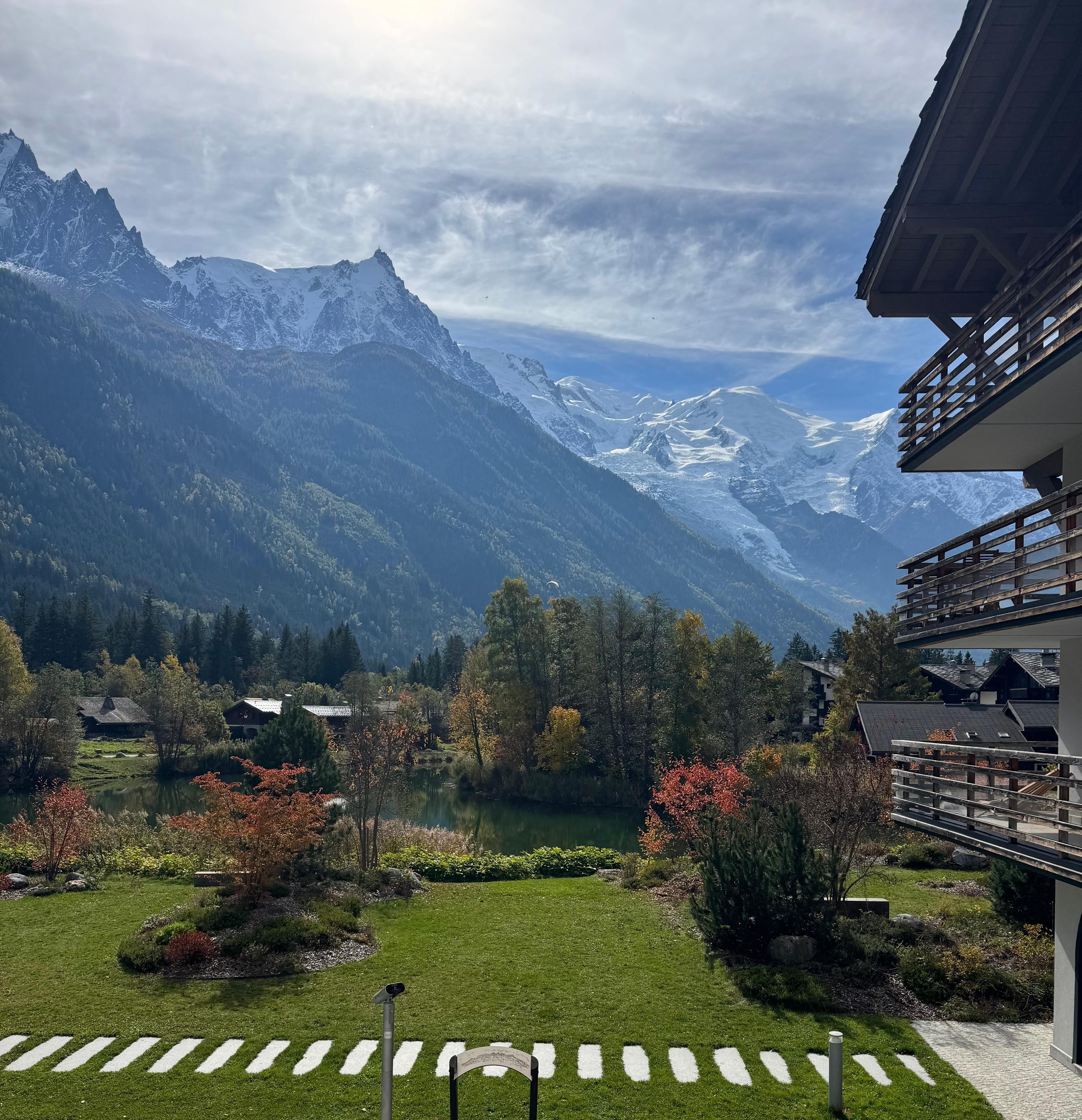 The view on sunny days