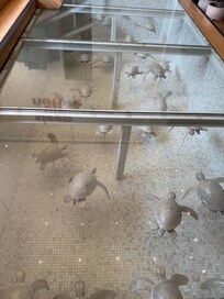 Very interesting floor in the lobby