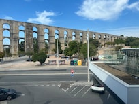 Aqueduct across from hotel