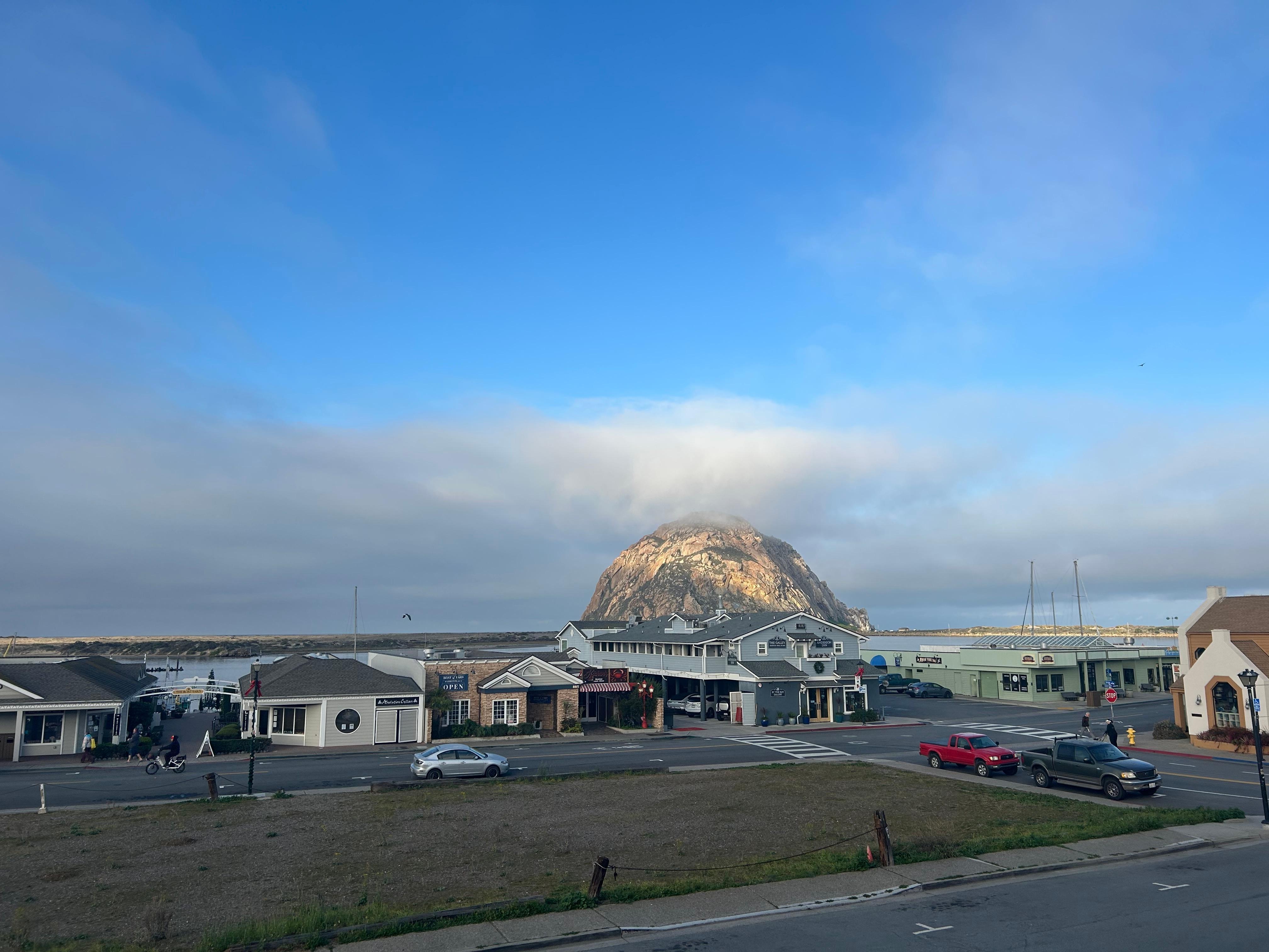 View from our room balcony