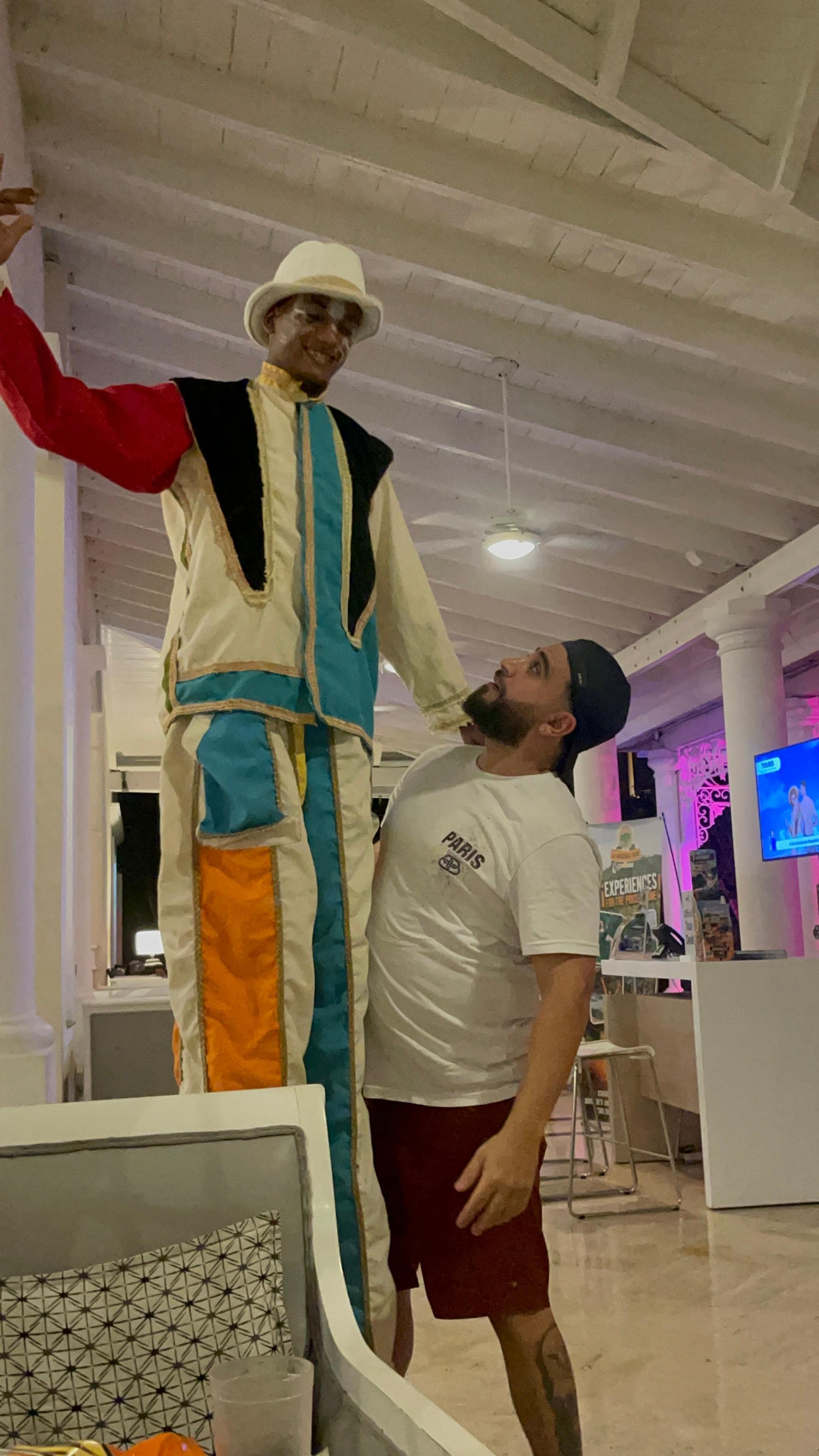 One of the entertainers from the night.