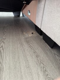 Dirt under sofa