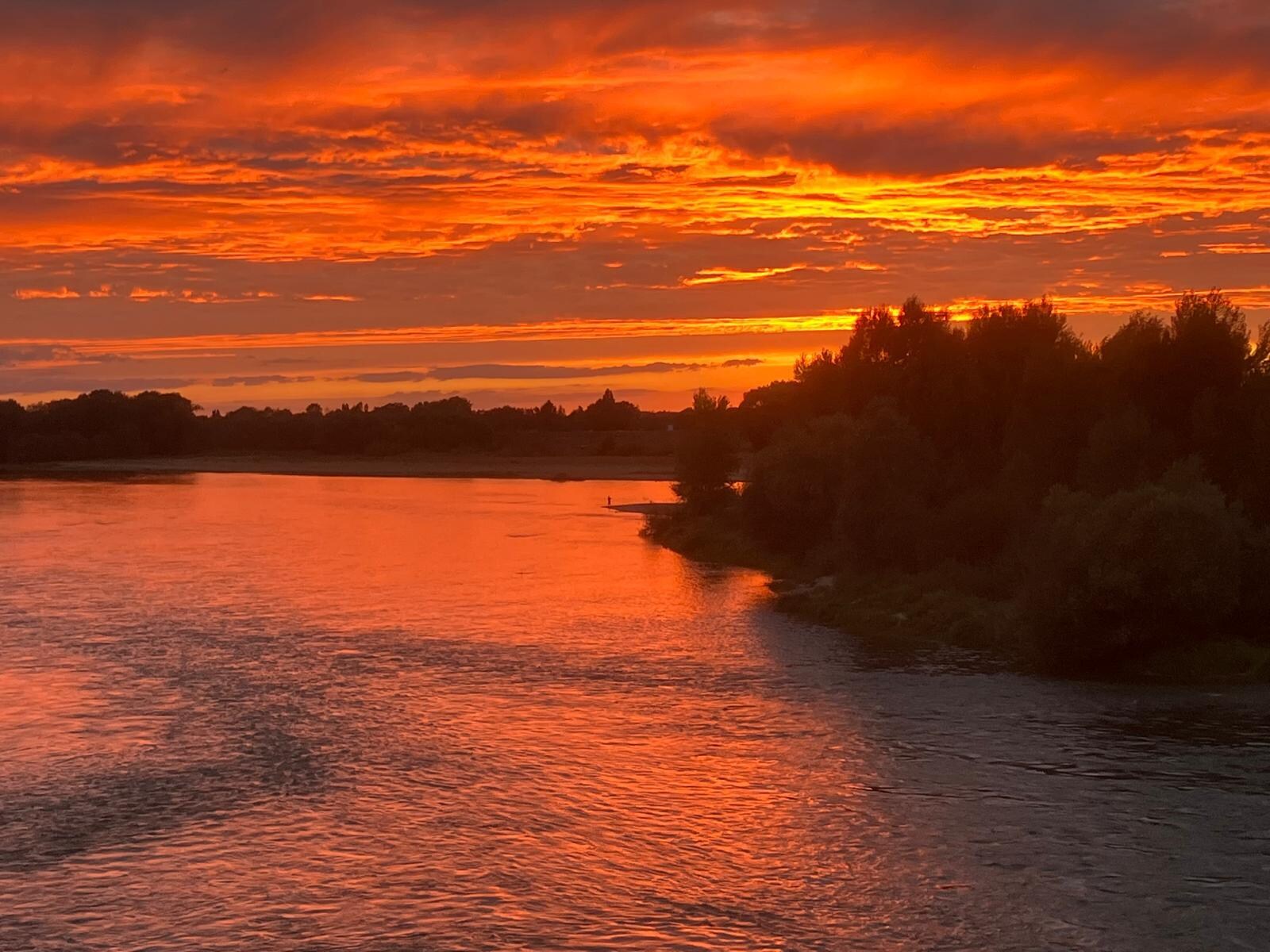 Sunset over Loire