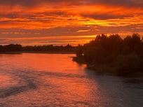 Sunset over Loire