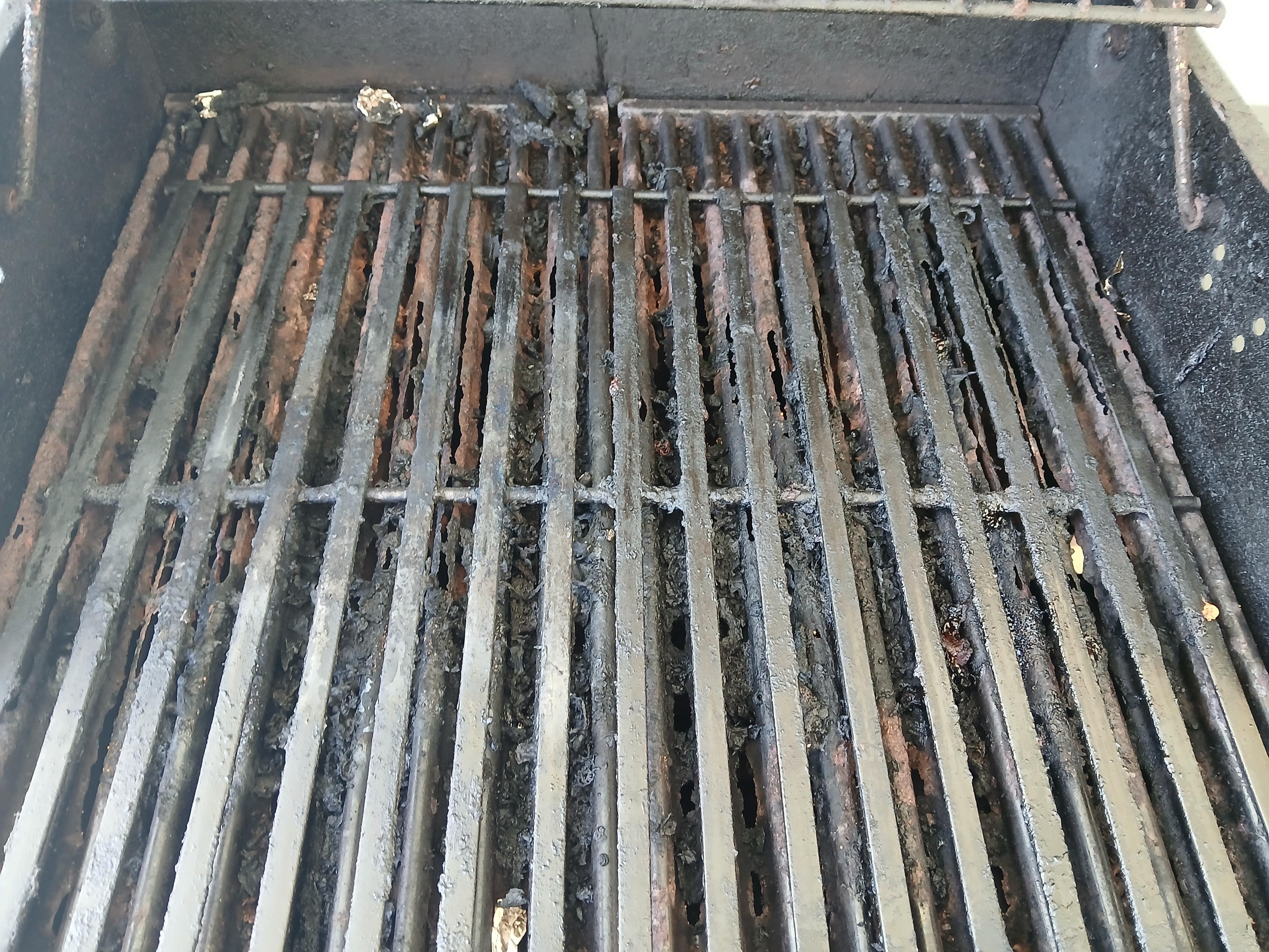 inside of grill