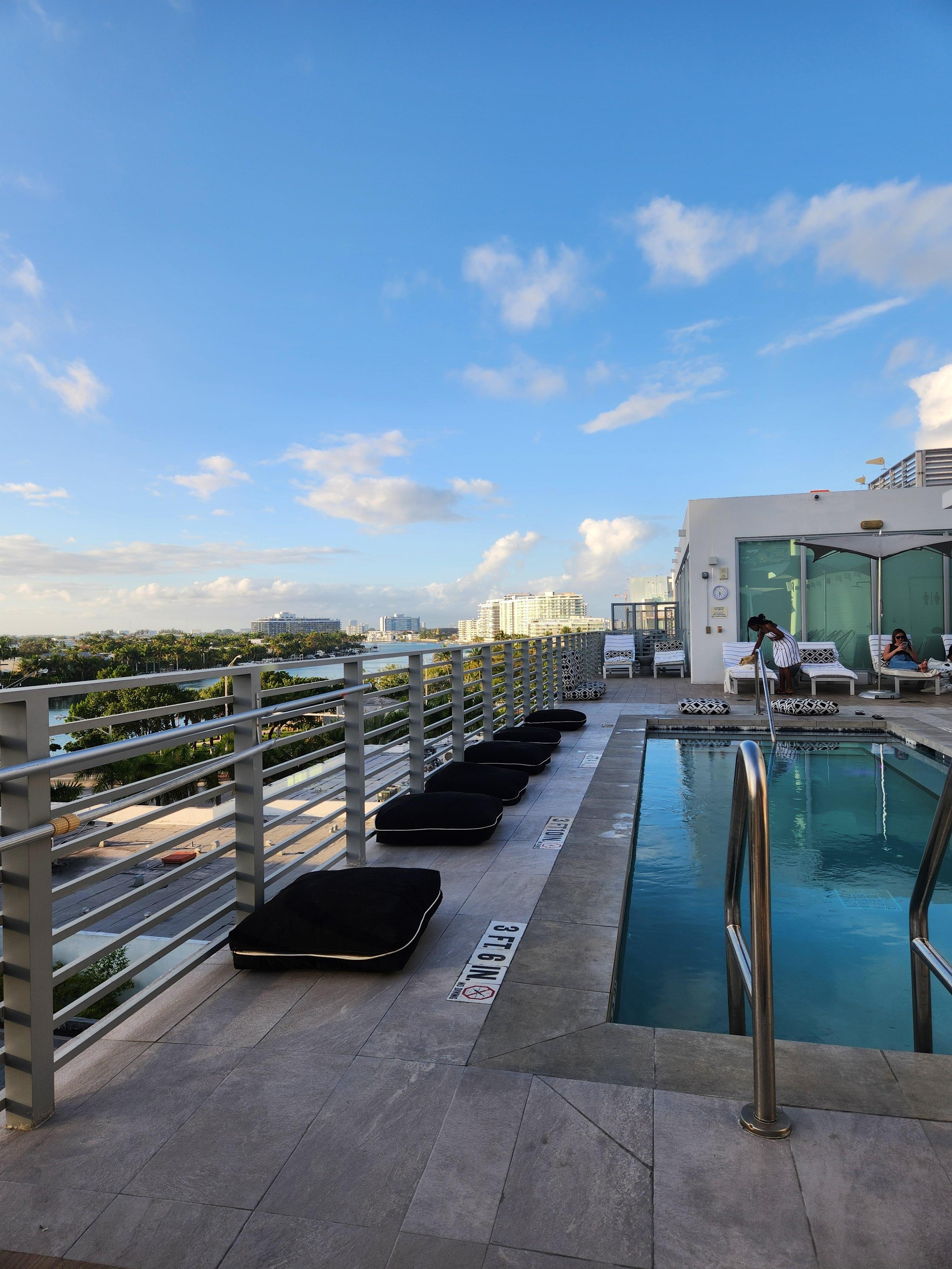 Rooftop Pool in the day