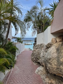 Walkway to the Private Beach