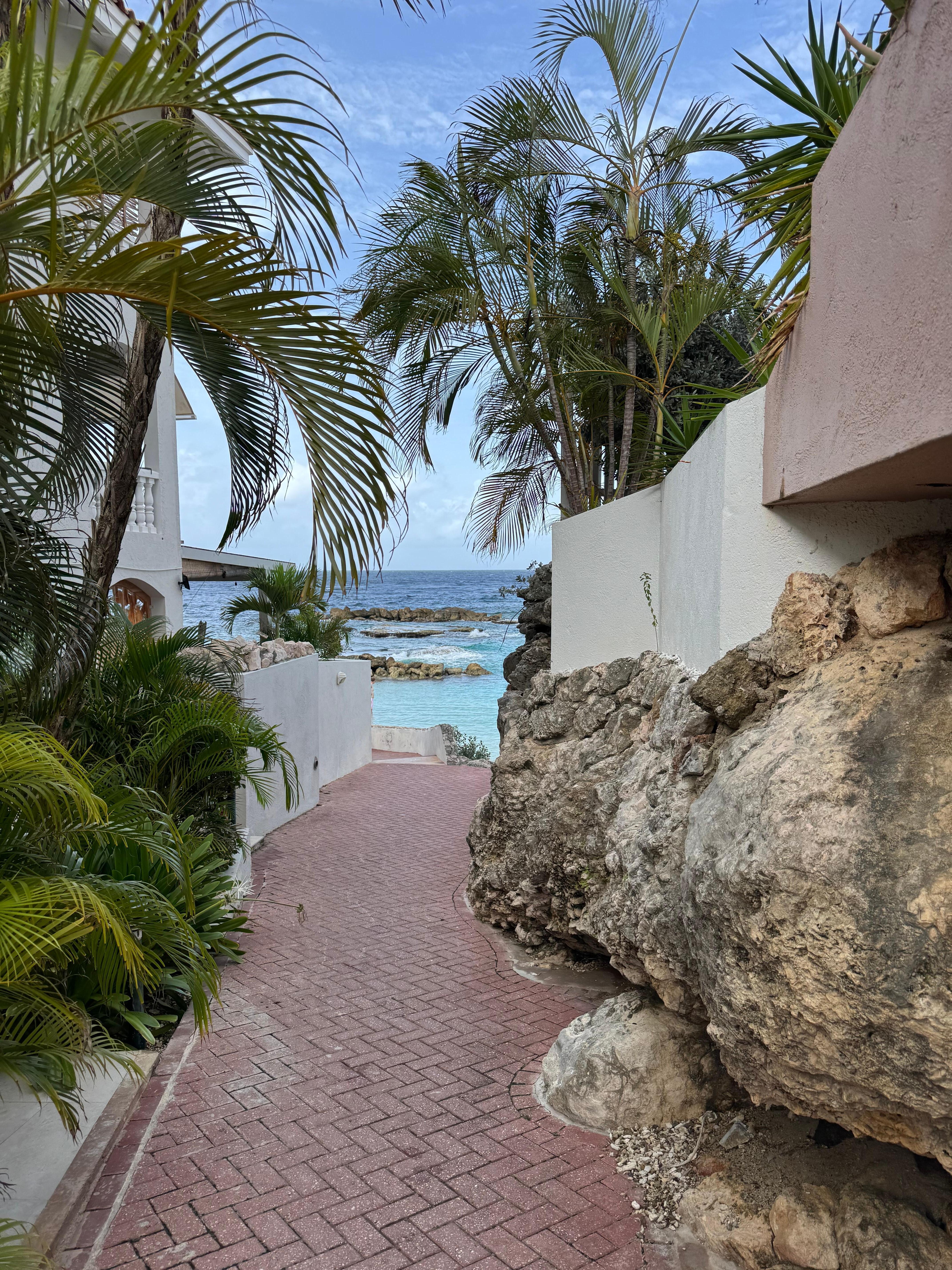 Walkway to the Private Beach