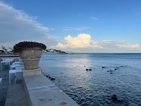 View from restaurant terrace