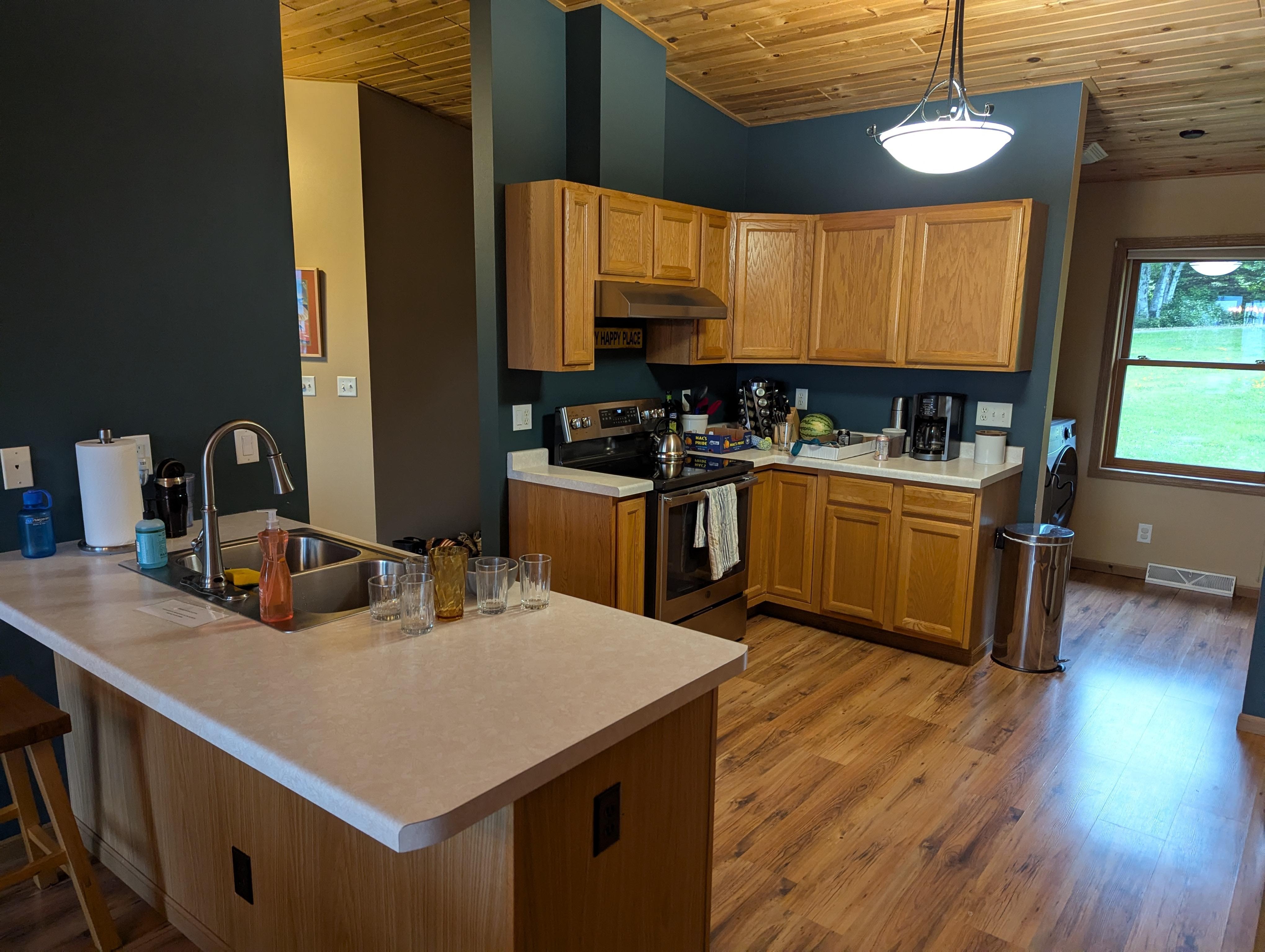 Kitchen had space for everything and all the cookware we might need