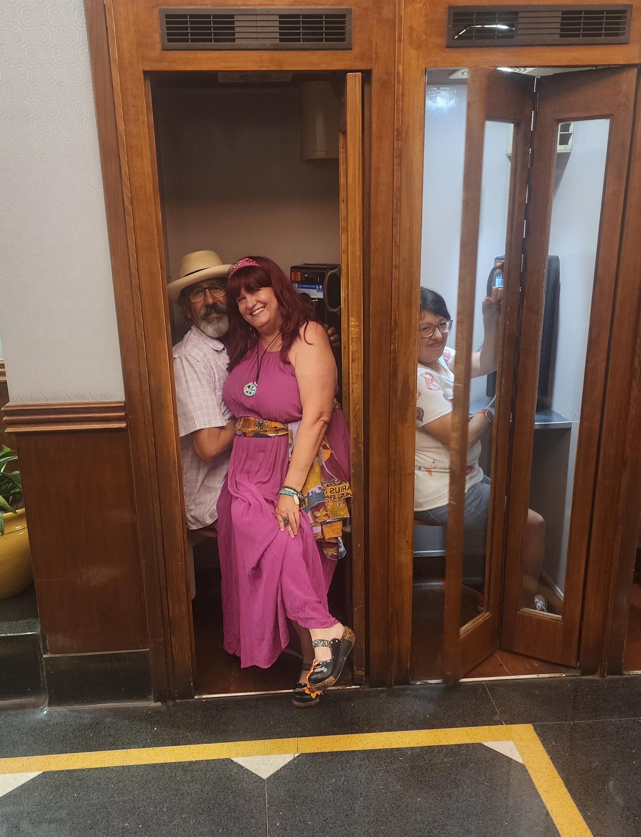 Phone booth fun