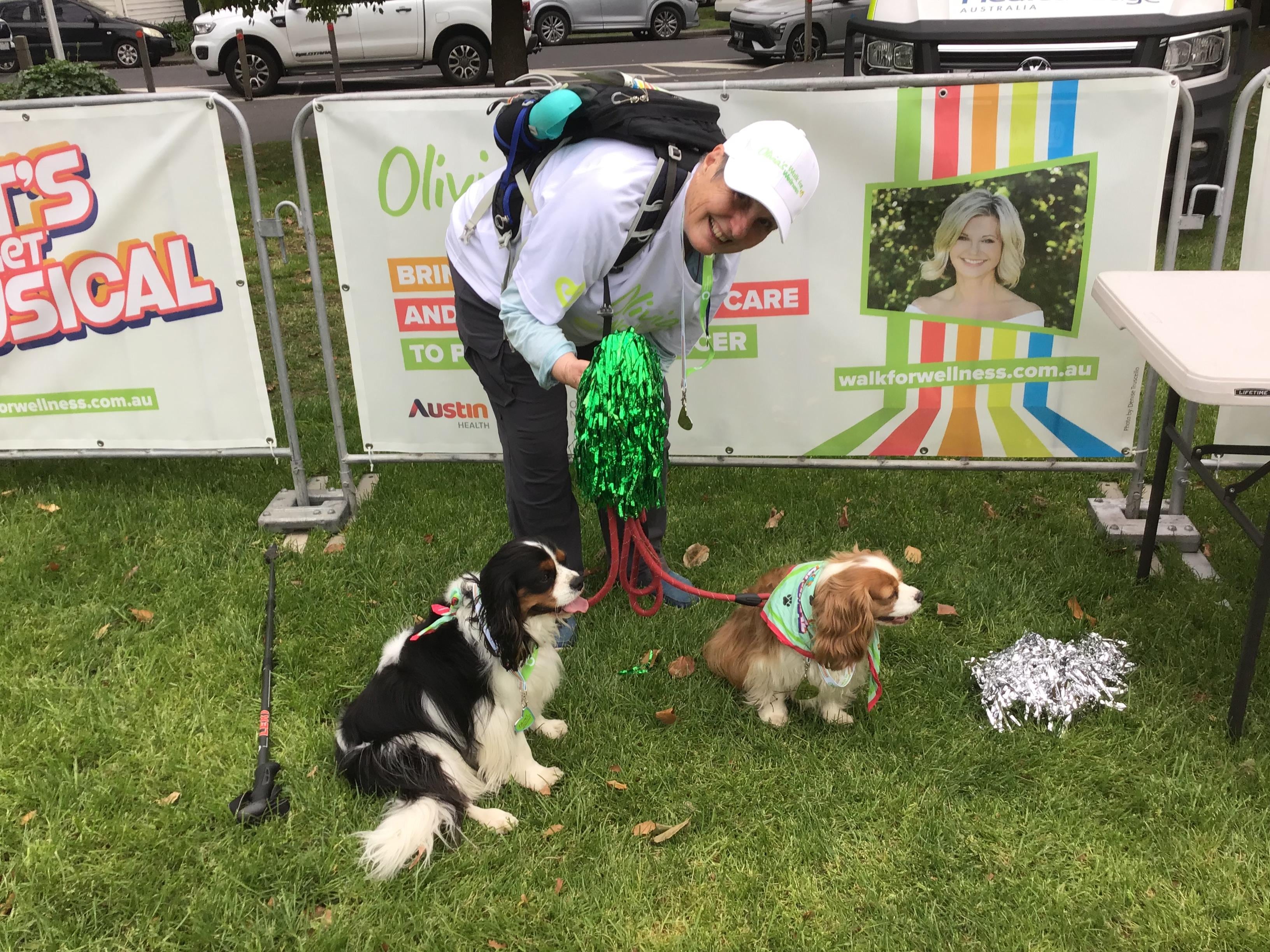 Completed the 5 km walk with medals !