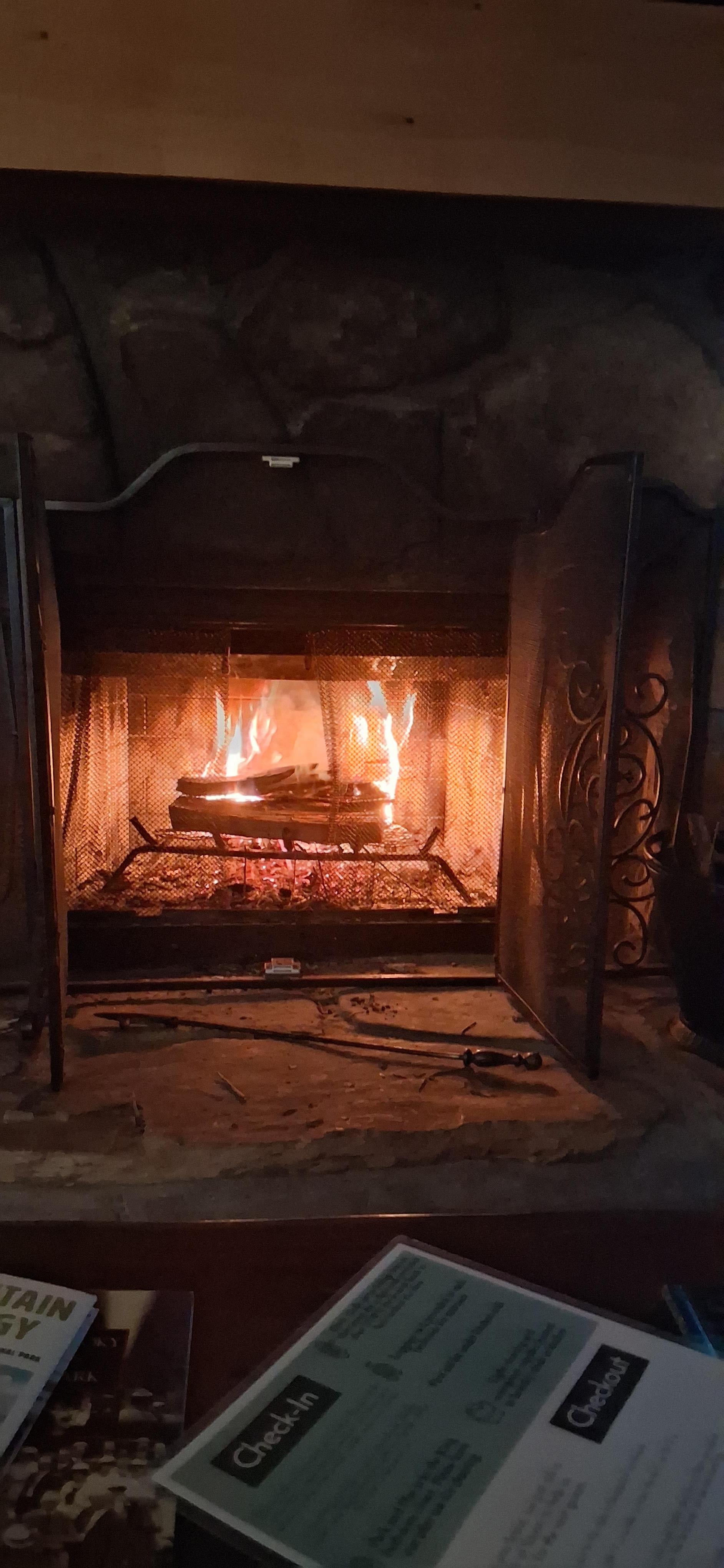 Fires on cold nights 