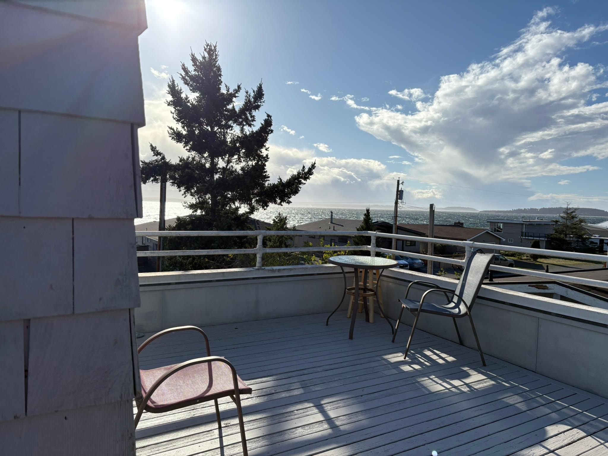 View from the rooftop deck.