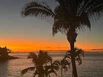 Sunset from our balcony