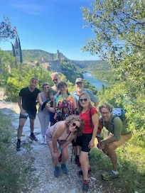 Balade le long de L'ArdÚche 26 degrés, grand soleil.