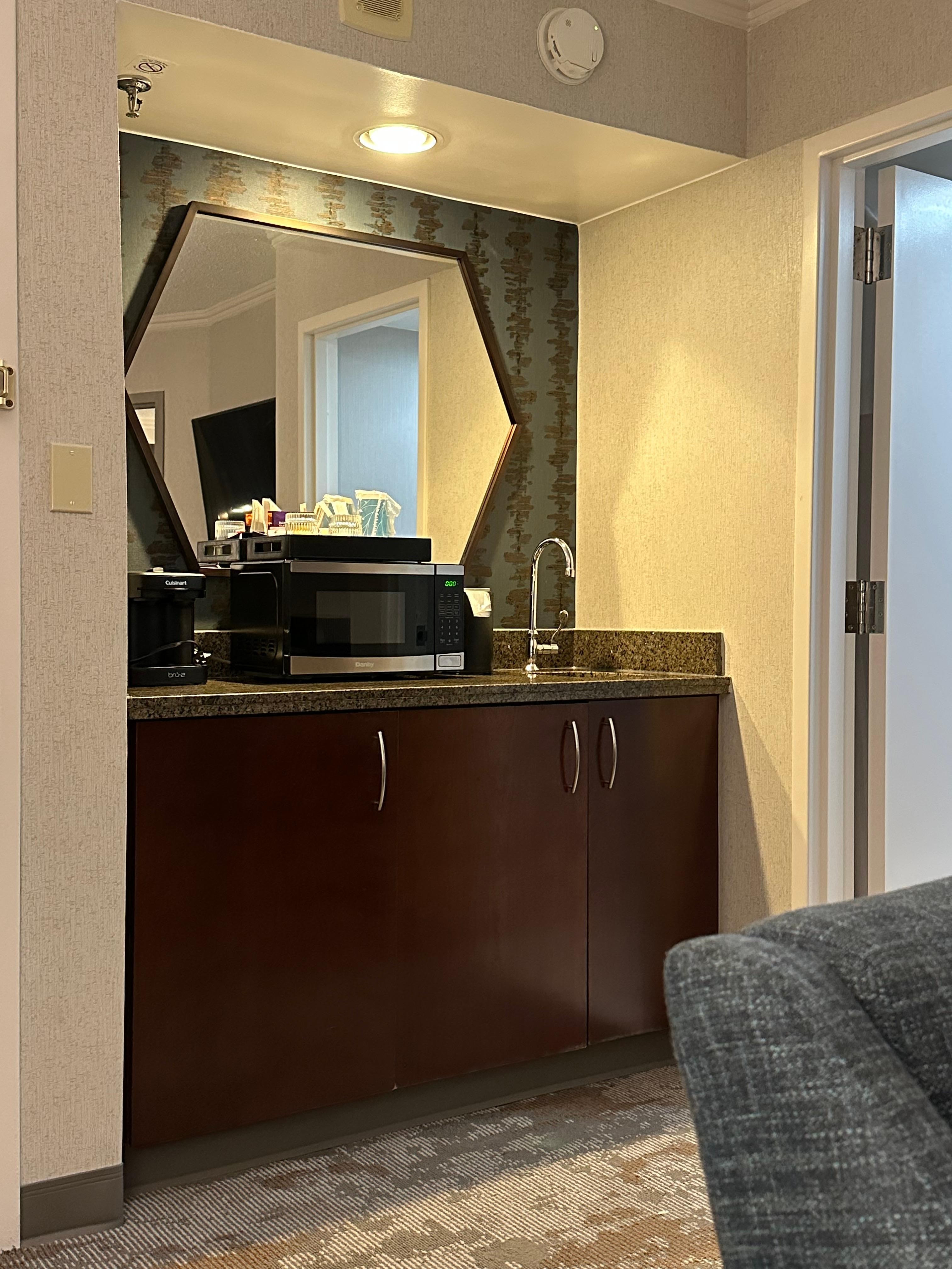 Refrigerator/ coffee bar