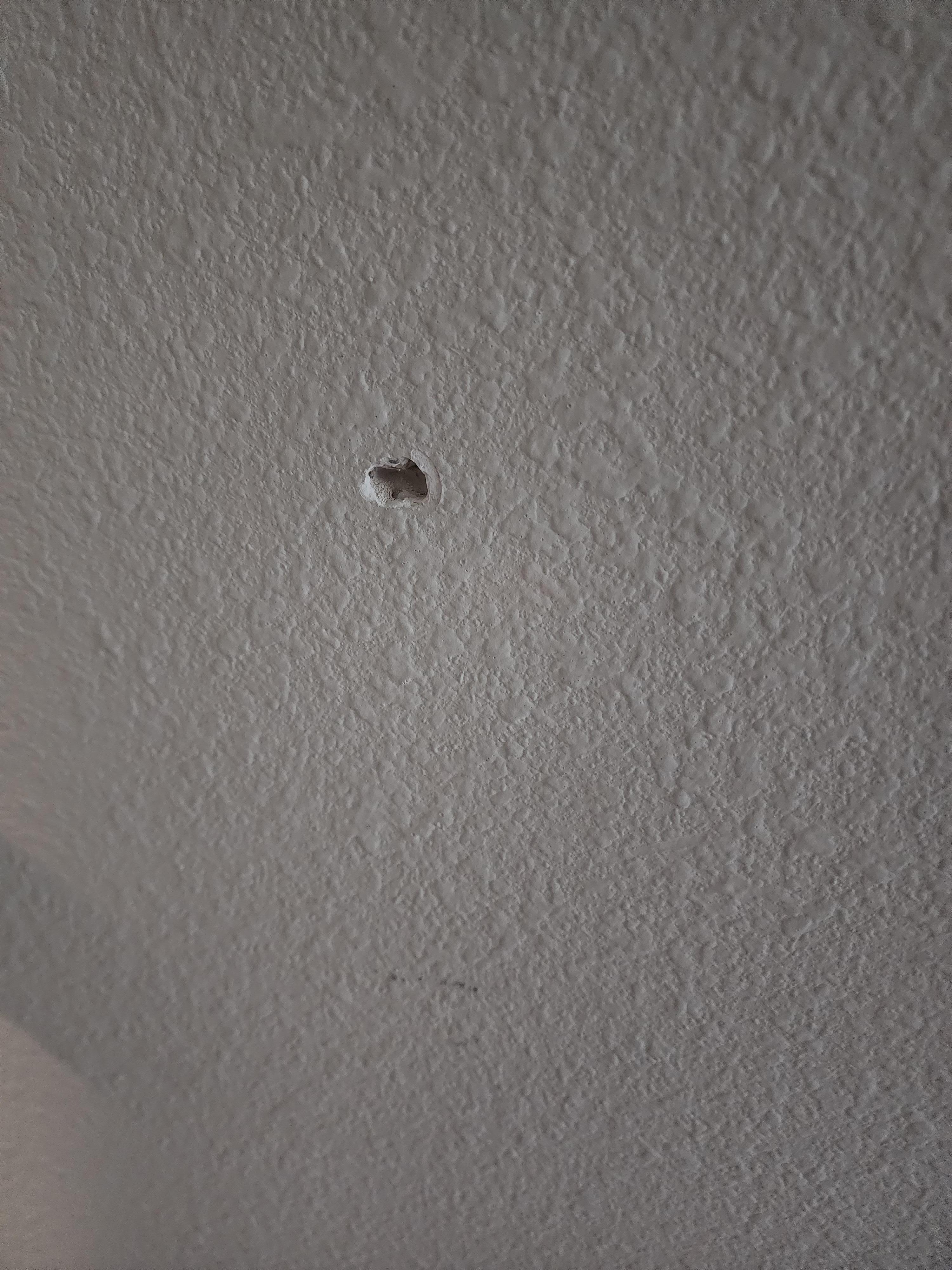 Hole from doorknob
