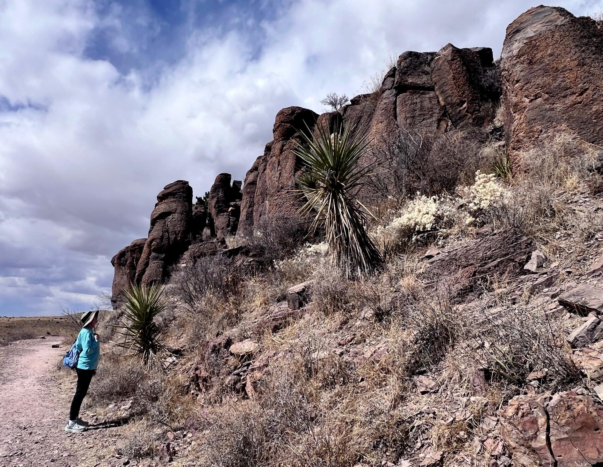 Skyline Drive trail in the Davis Mountains State Park.