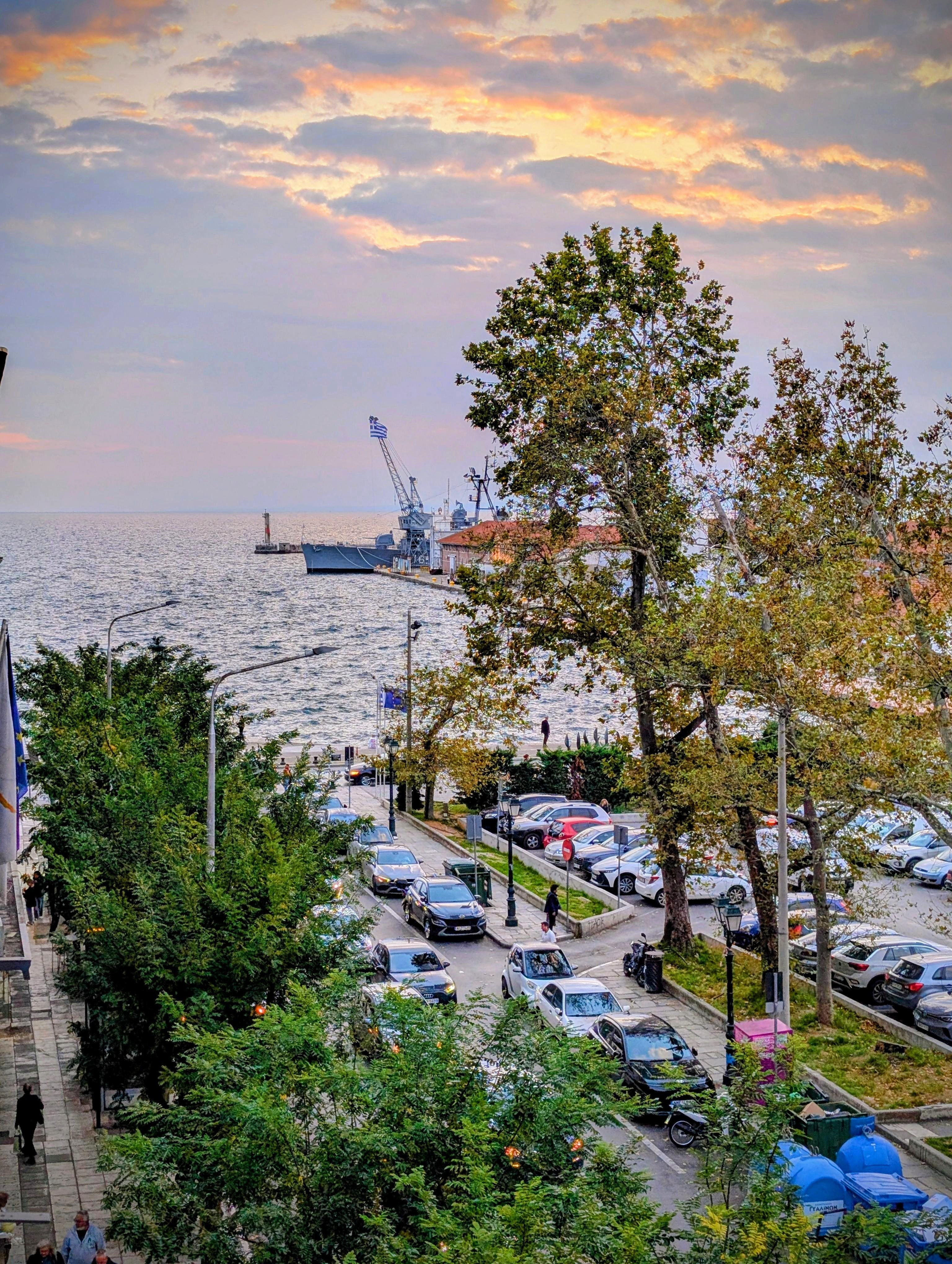 View from our balcony.