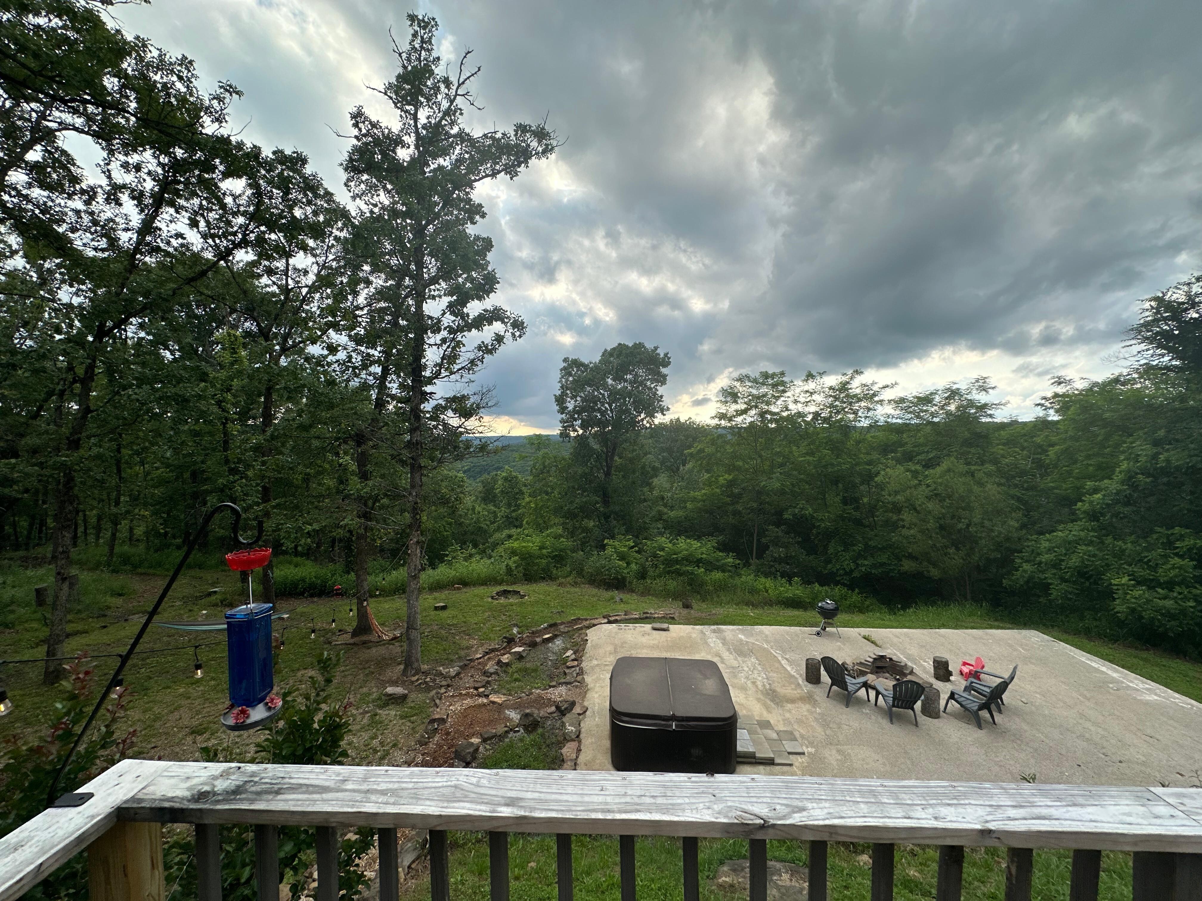 Deck view.