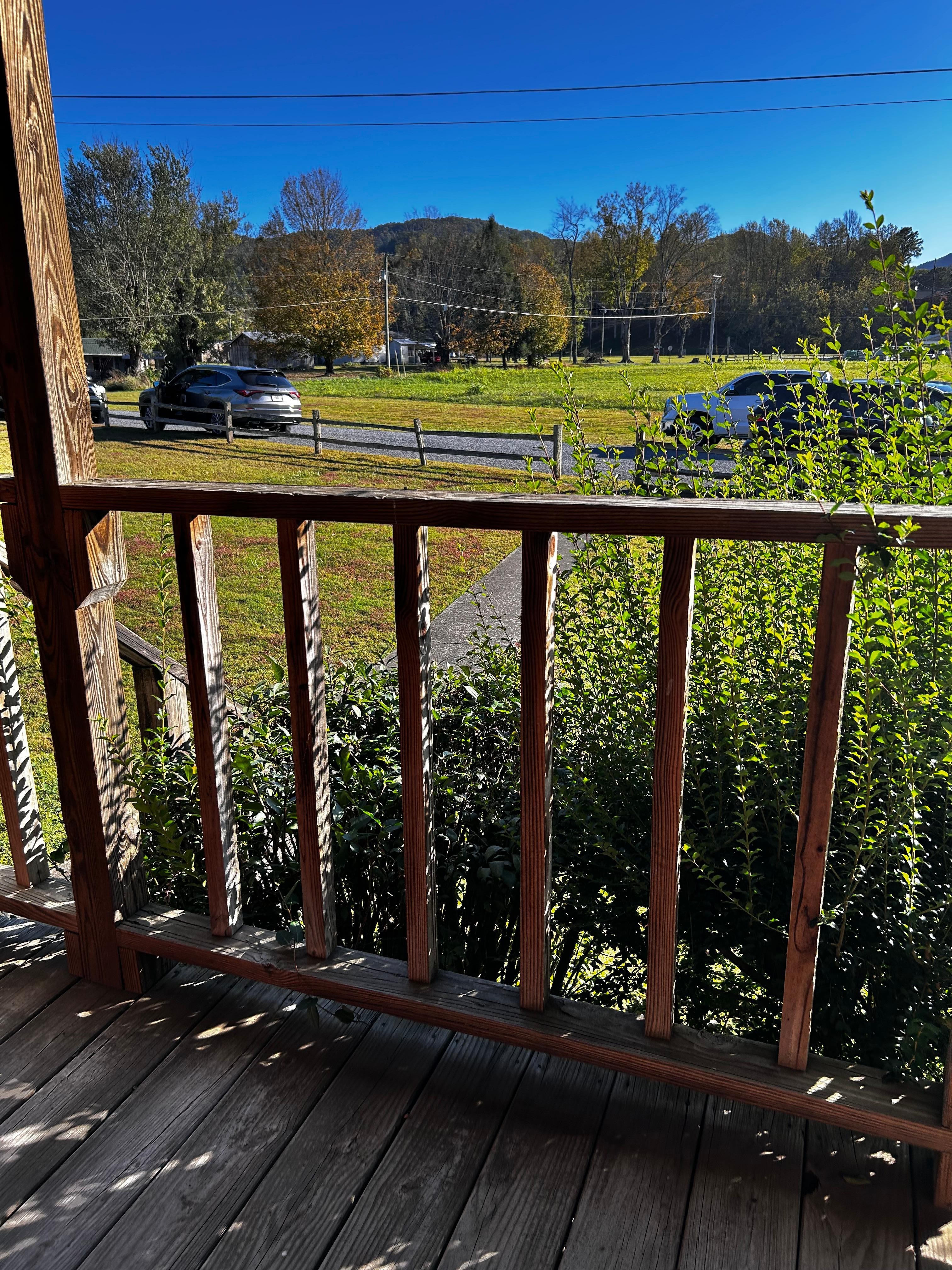 View from front porch 