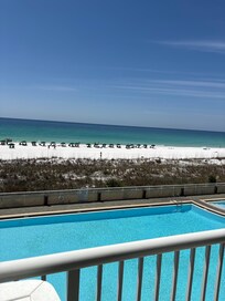 View from balcony.