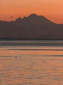 Mt Baker at sunrise.