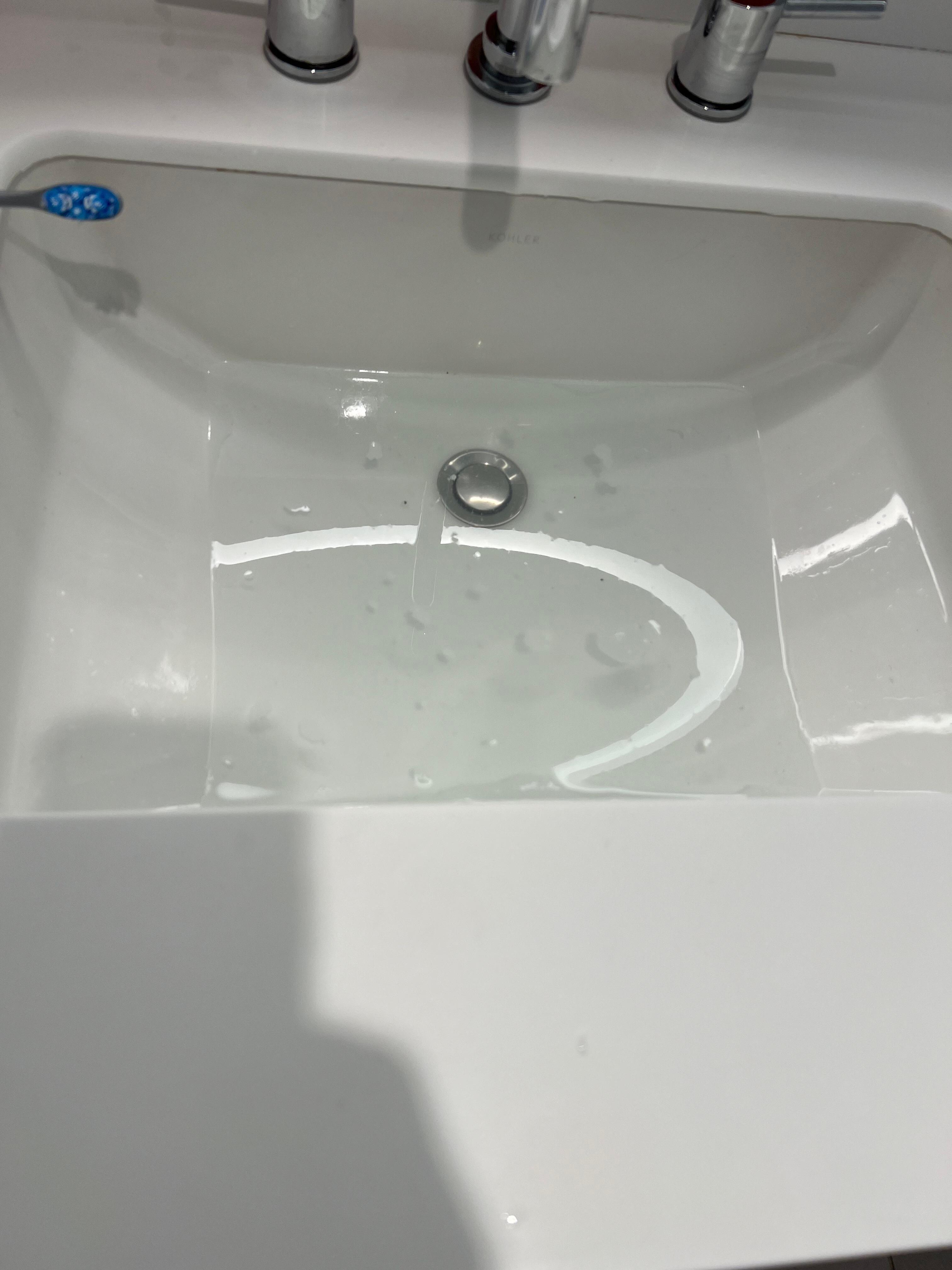 Faucet wasn’t connected and didn’t drain.