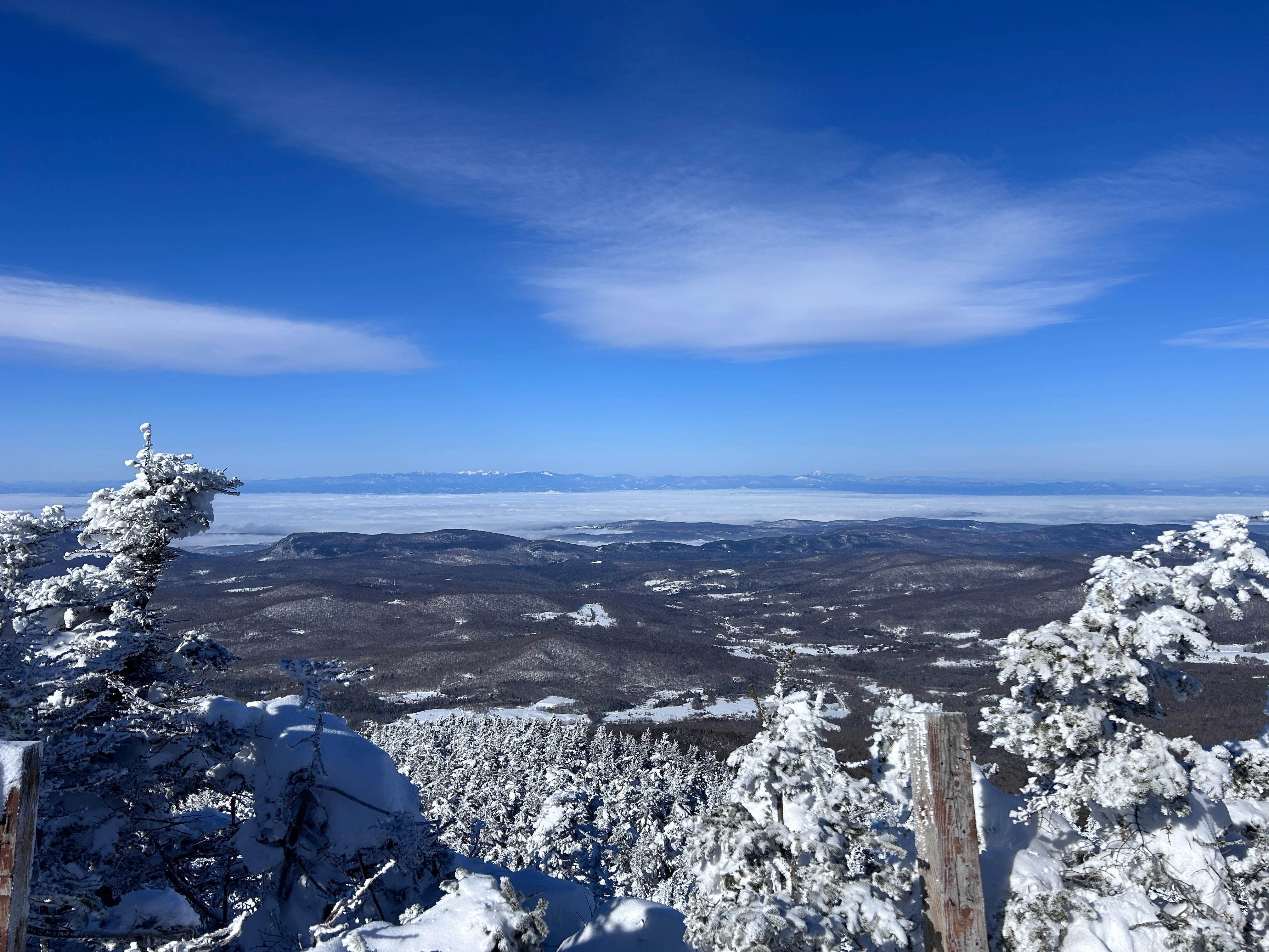 View from top of Sugarbush 
