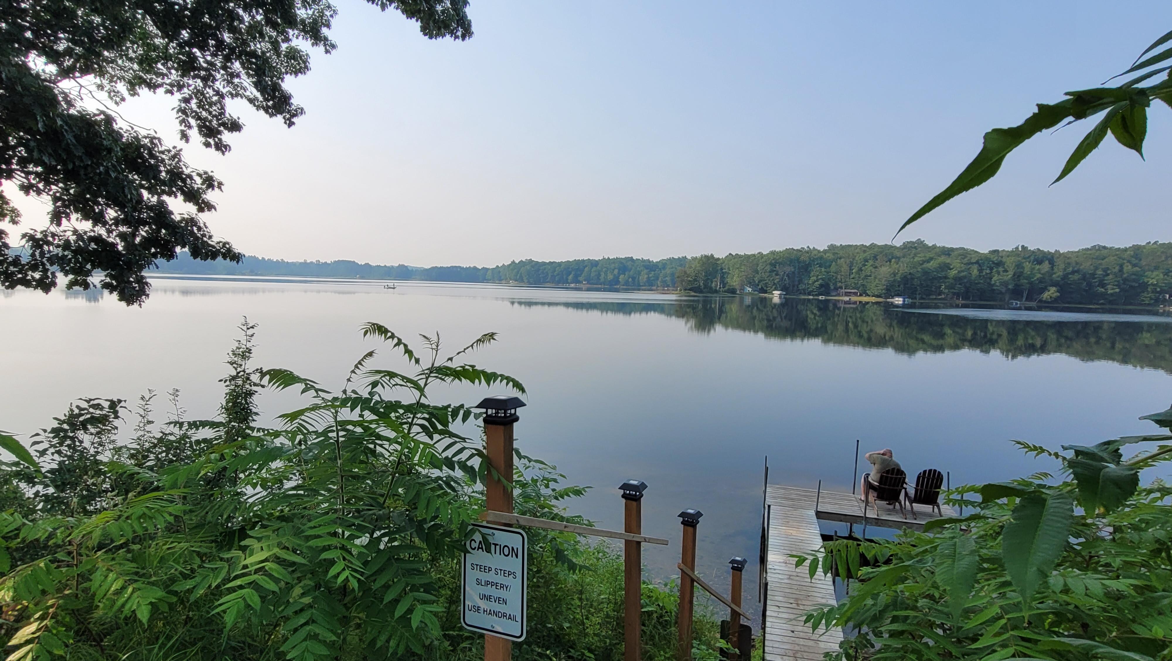 Morning serenity on the dock