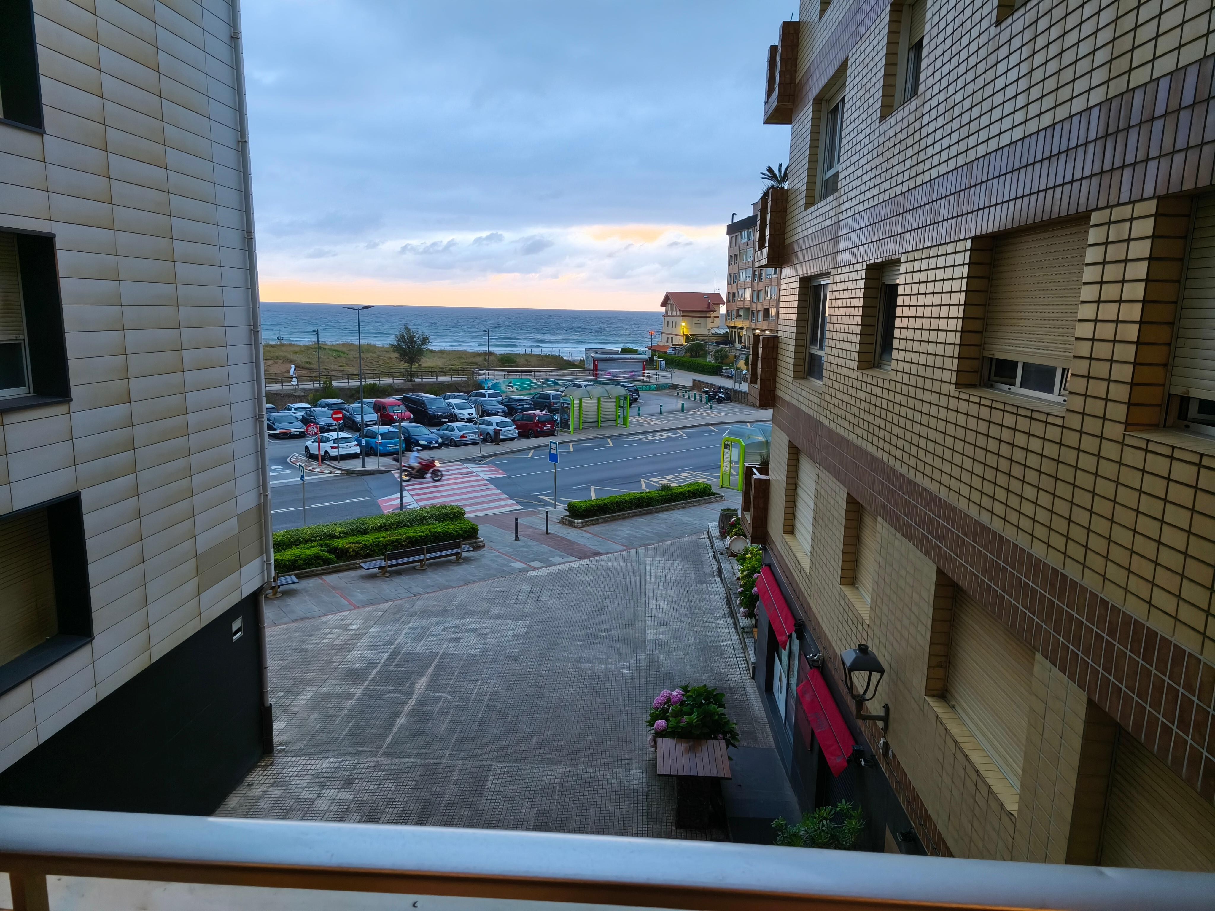 A view from the balcony.
