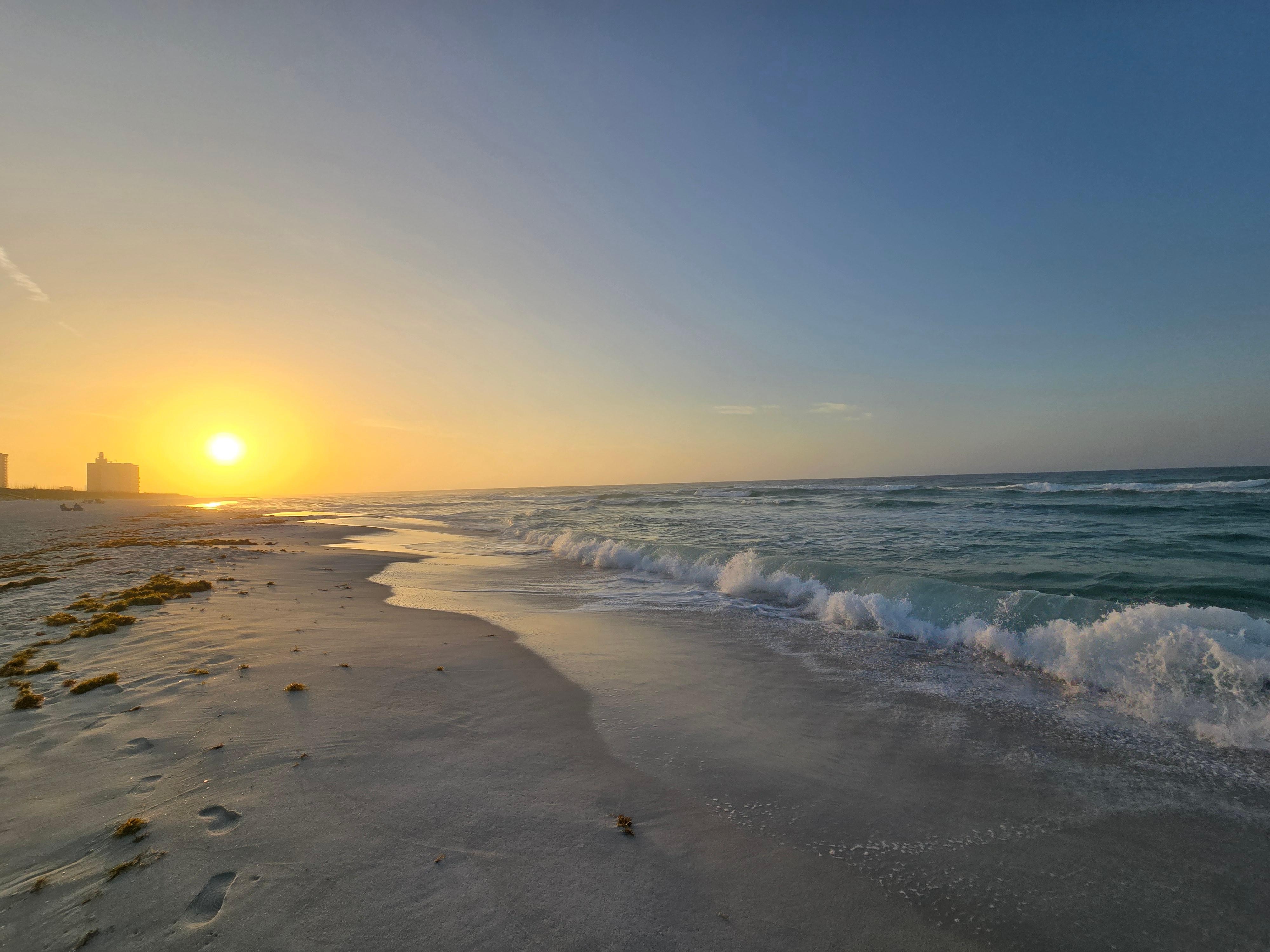 Sunrise just down the beach