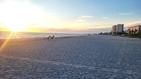 Down the beach