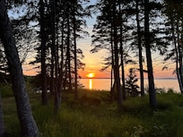 Sunset from property.