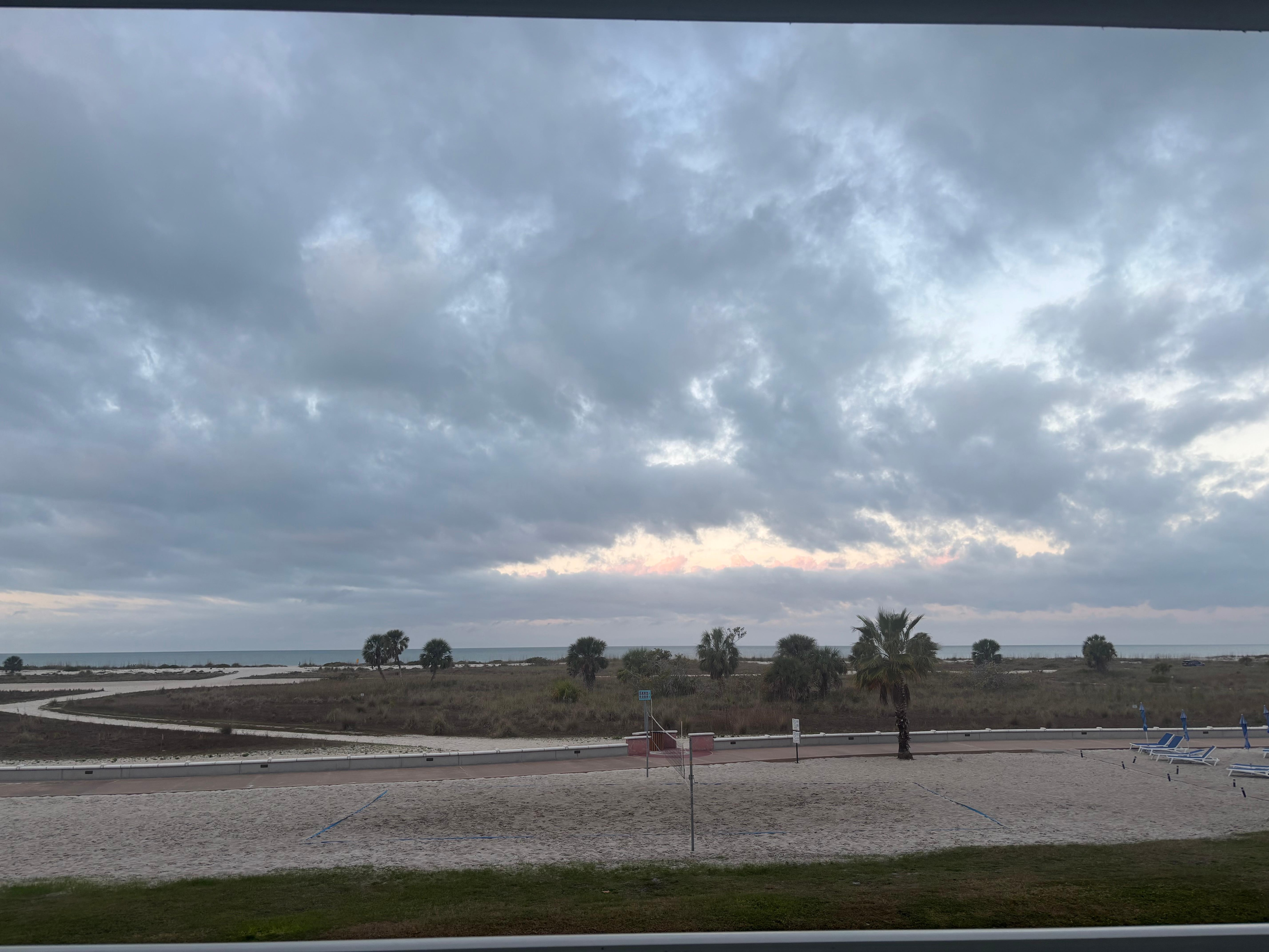 View from our balcony.