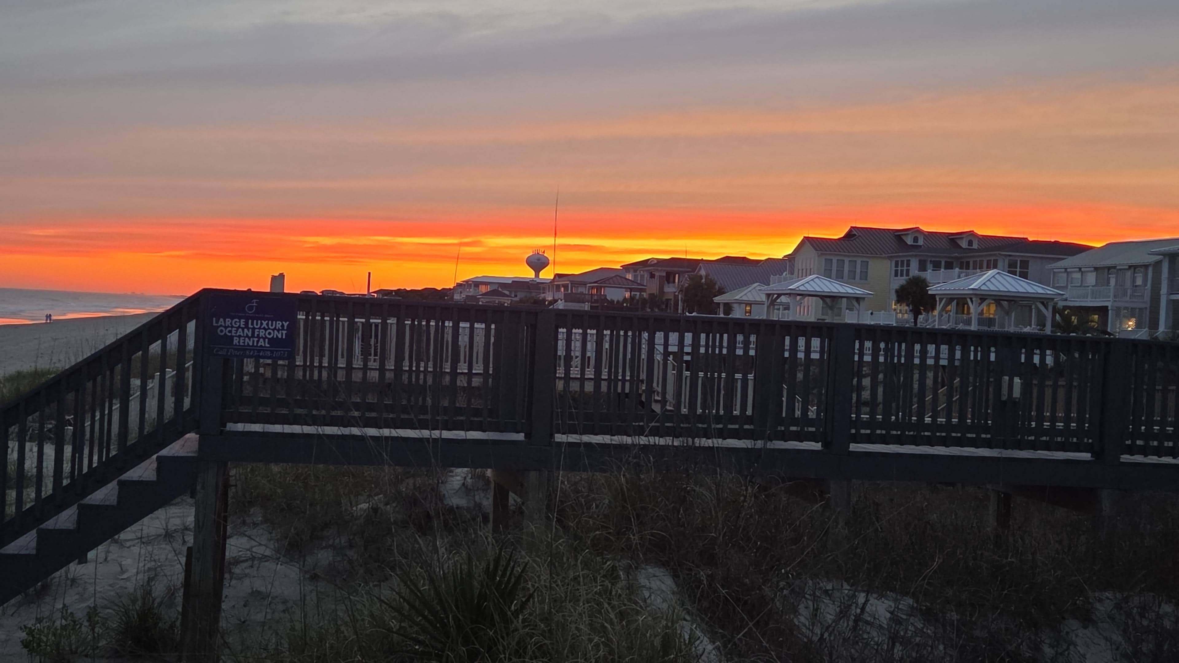 Sunset at Ocean Isle.
