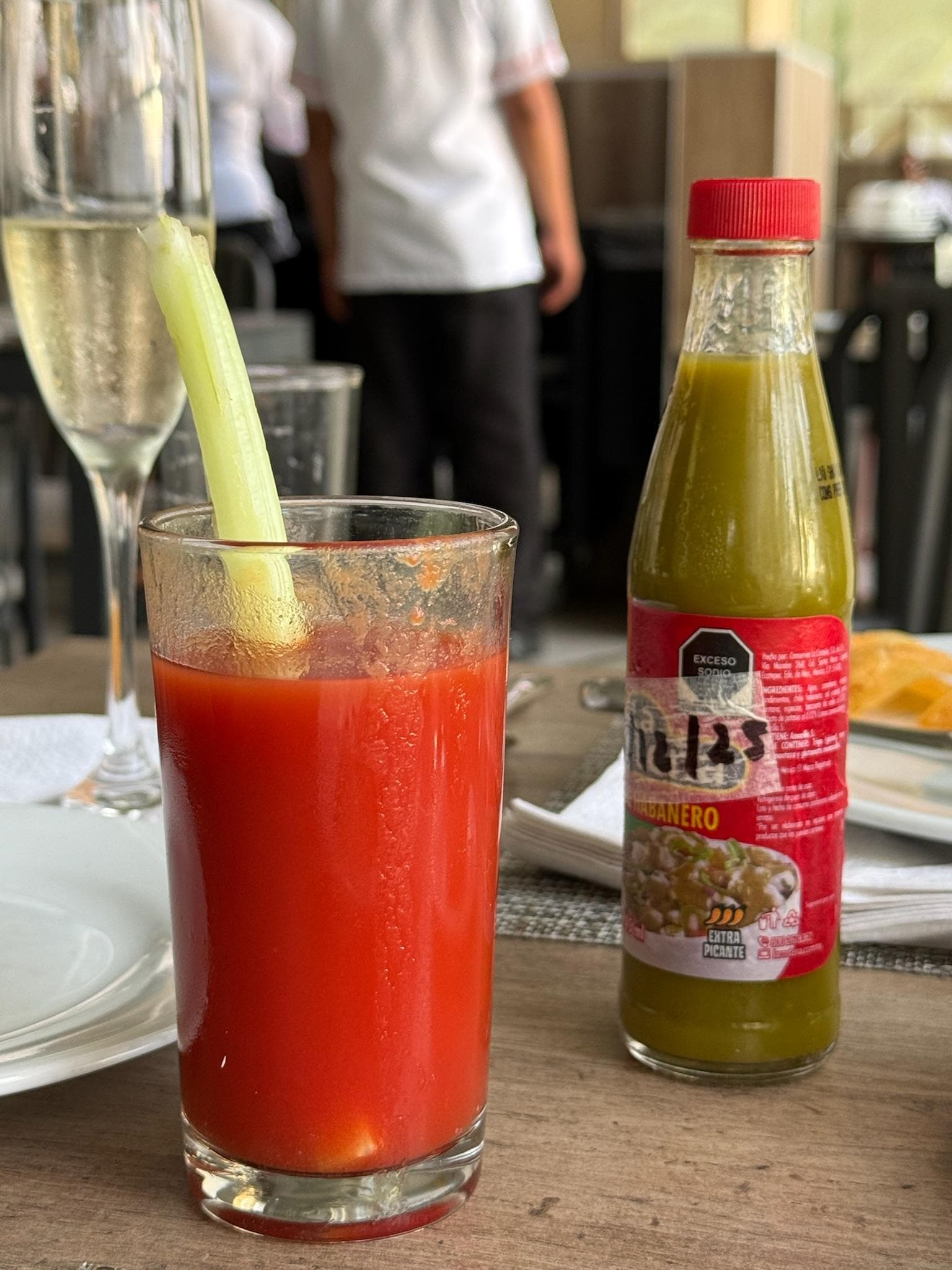 Bloody Mary from Bloody Mary station. 