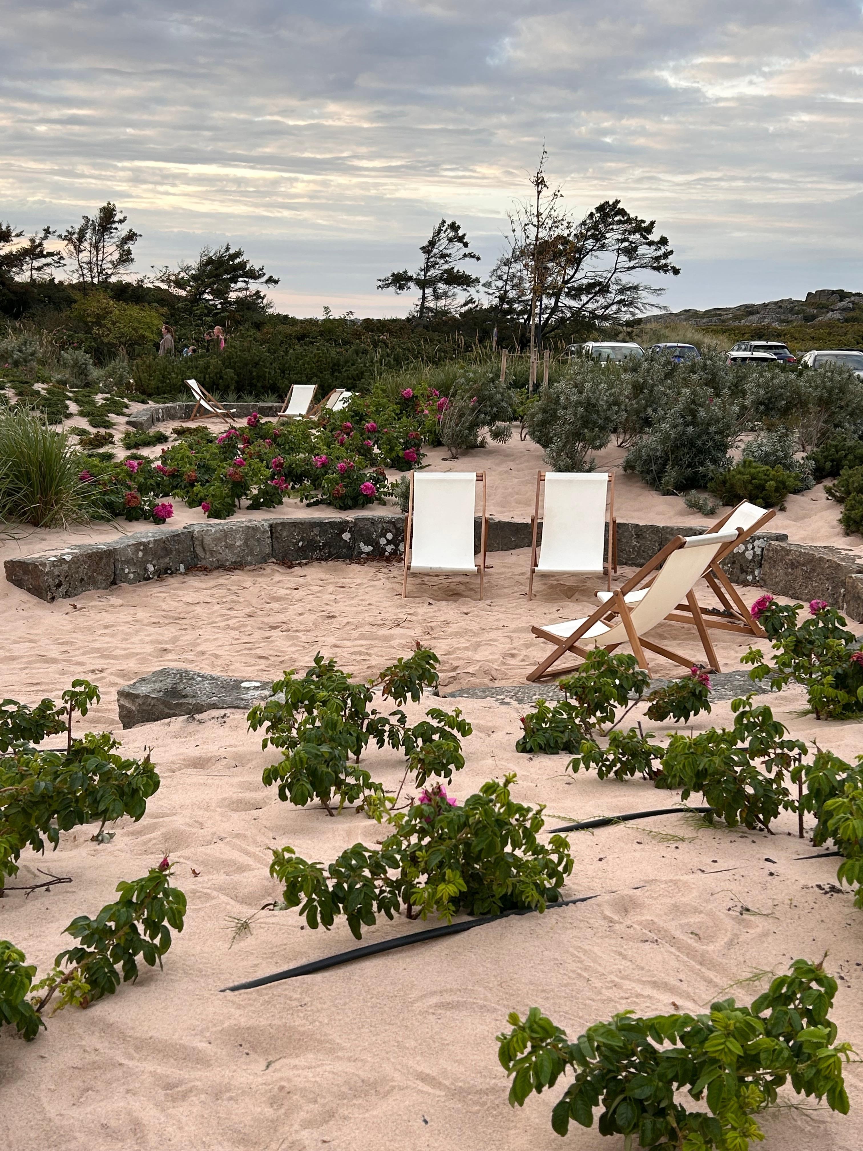 Många mysiga platser att chilla 