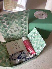 Part of the Welcome Pack (beautifully packaged)