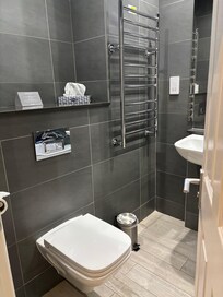 Bathroom was clean and the only renovation done.