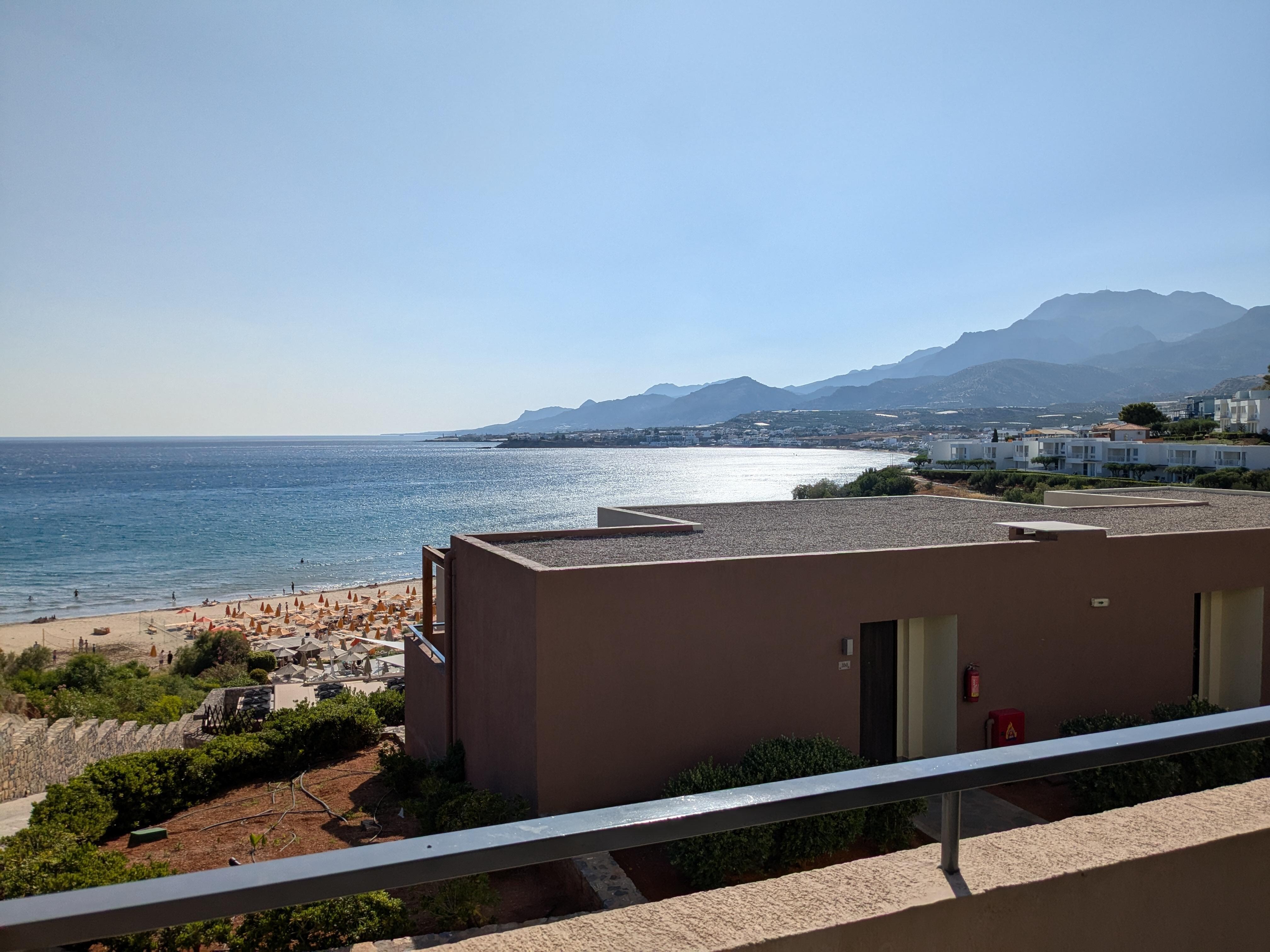 Blick auf Pool